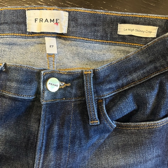 The Frame Denim Le High Skinny Crop Jean - Samira - Picture 3 of 6